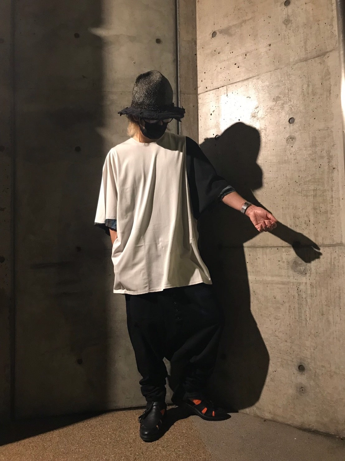 だっぴtee サイズ① Lt,Gray / Black