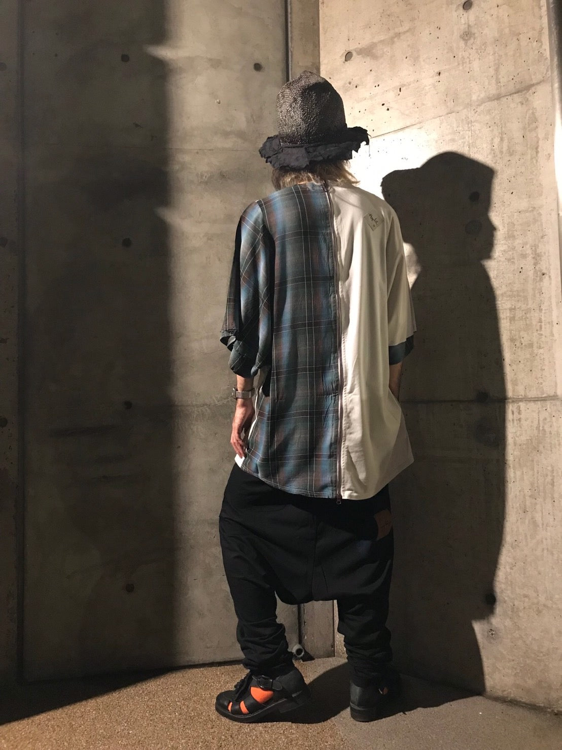 だっぴtee サイズ① Lt,Gray アシメ