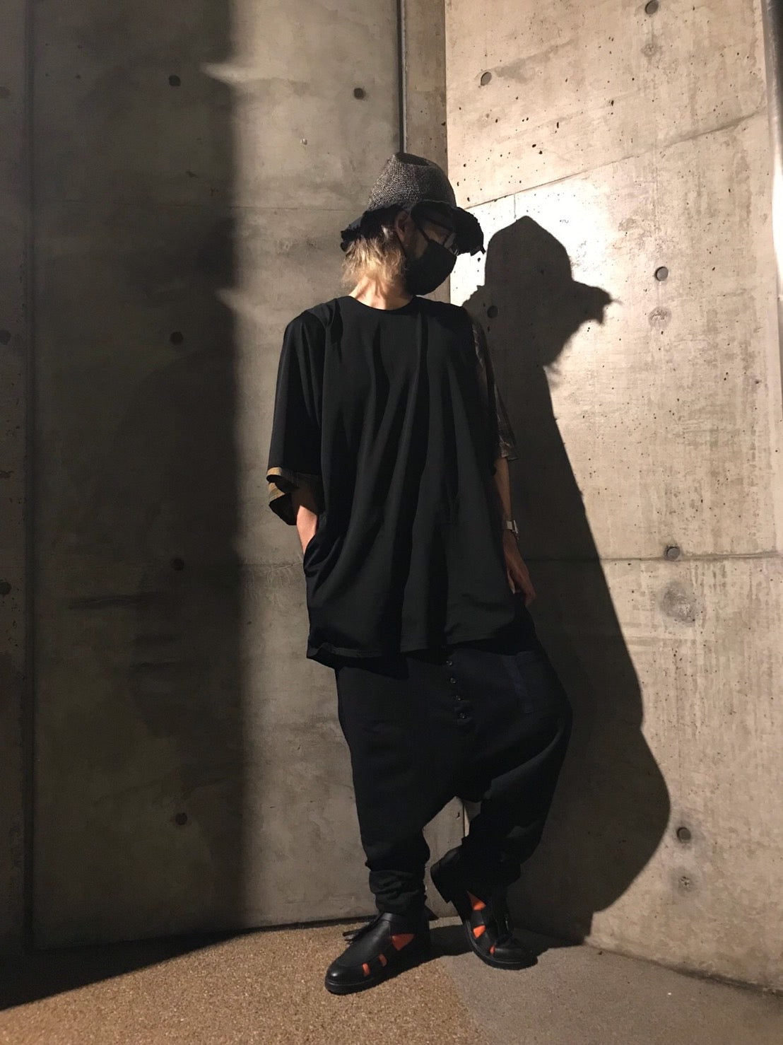 だっぴtee サイズ② Black アシメ